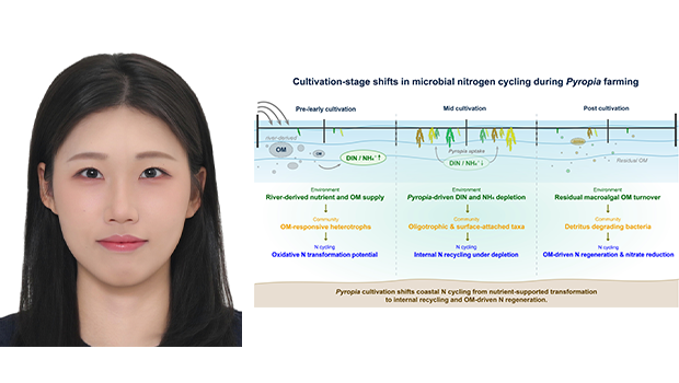 INU Oceanography Ph.D. Student Hyoryeon Kim Studies Changes in Aquaculture Microorganisms During Seaweed Growth main image